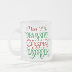 Café Vidro Jateado Caneca de Natal Engraçada com Mensagem de Feliz Na