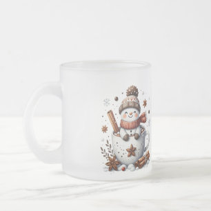 Café Vidro Jateado Caneca de Papai Noel de Natal, Festividade de Caca