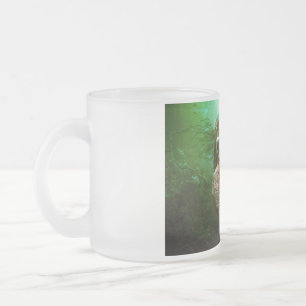 Café Vidro Jateado Caneca de Sereia Encantadora - Víblias do Oceano M