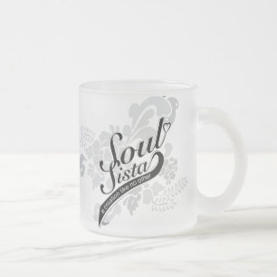 Café Vidro Jateado Caneca de Sista Frost 11oz da alma