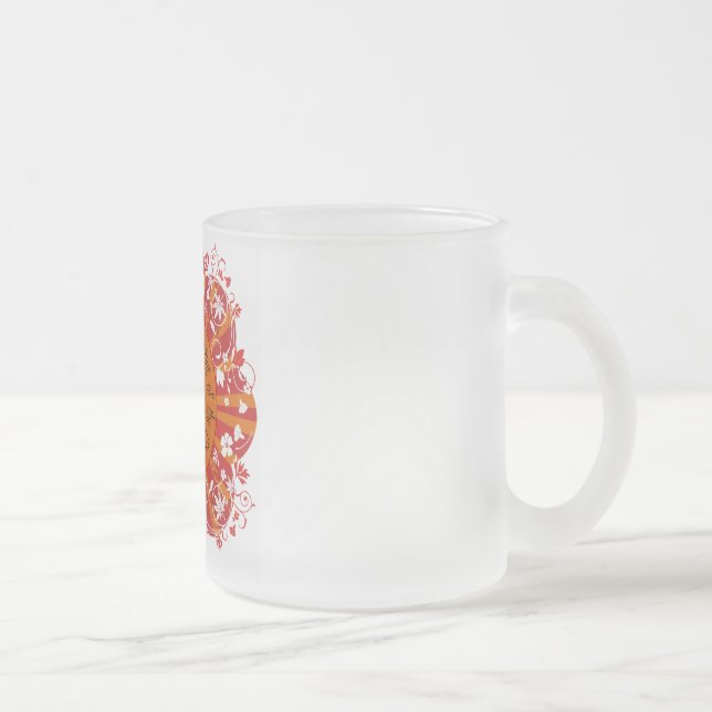 Café Vidro Jateado Caneca do amor de Rumi (Direita)