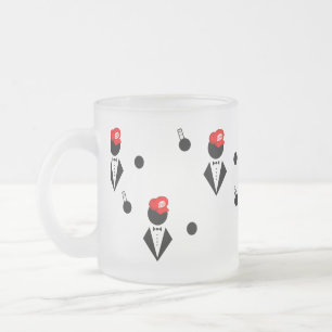 Café Vidro Jateado Caneca do fosco de GSO