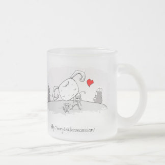 Café Vidro Jateado Caneca do fosco do diodo de Danny