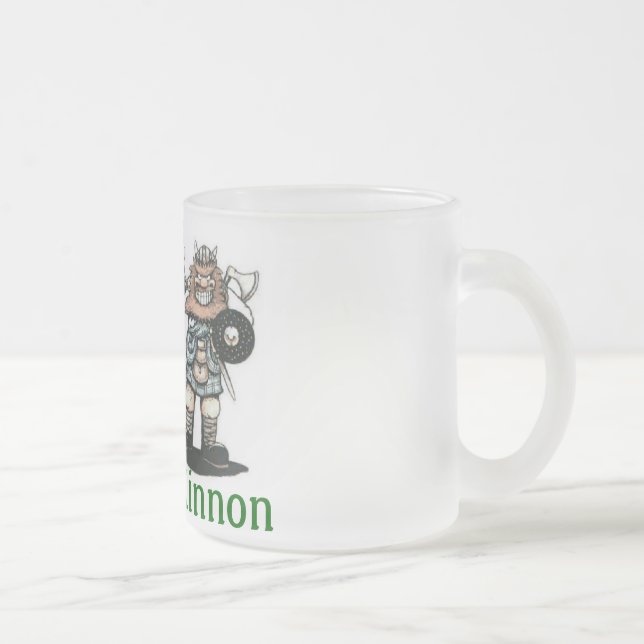 Café Vidro Jateado Caneca do guerreiro de MacKinnon (Direita)