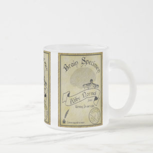 Café Vidro Jateado Caneca do Normal de Abby