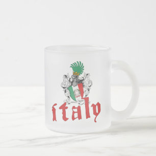 Café Vidro Jateado Caneca do protetor de Italia