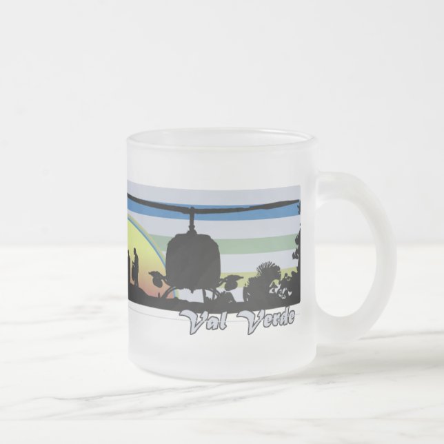 Café Vidro Jateado Caneca do turismo de Val Verde (Direita)