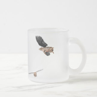 Café Vidro Jateado Caneca Geada com Rebanho de Porcos