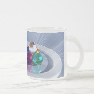 Café Vidro Jateado Caneca leve de dobra