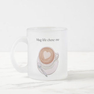 Café Vidro Jateado Caneca Minimalista Vida de Caneca