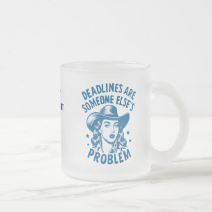 Café Vidro Jateado Caneca para Gerente de Escritório Aposentado – Pre