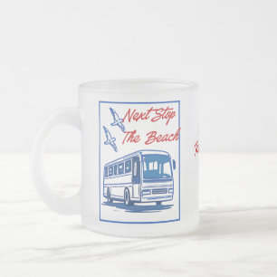 Café Vidro Jateado Caneca para Motorista de Ônibus Aposentado – Prese