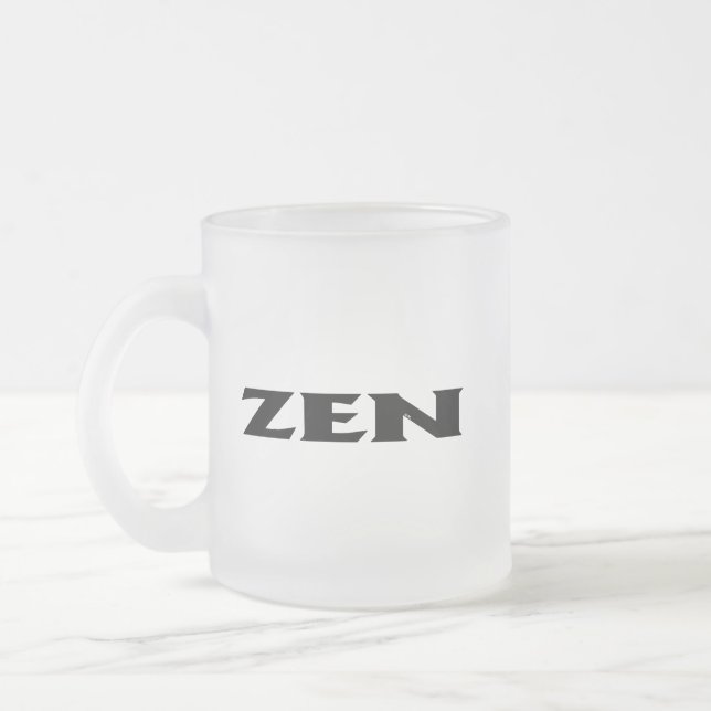 Café Vidro Jateado Caneca preta de fosco (Esquerda)