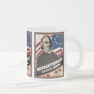 Café Vidro Jateado Caneca revolucionária americana de Samuel Adams