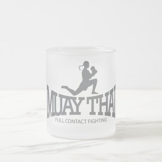 Café Vidro Jateado Caneca tailandesa de Muay (Centro)