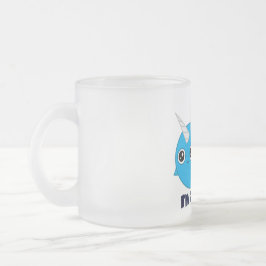 Café Vidro Jateado Eu sou caneca adorável de Narwhal