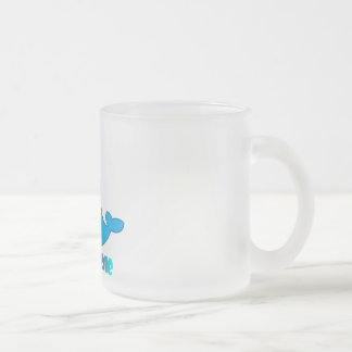 Café Vidro Jateado Eu sou caneca adorável de Narwhal