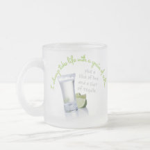 Eu tomo sempre a vida com uma grão da caneca de