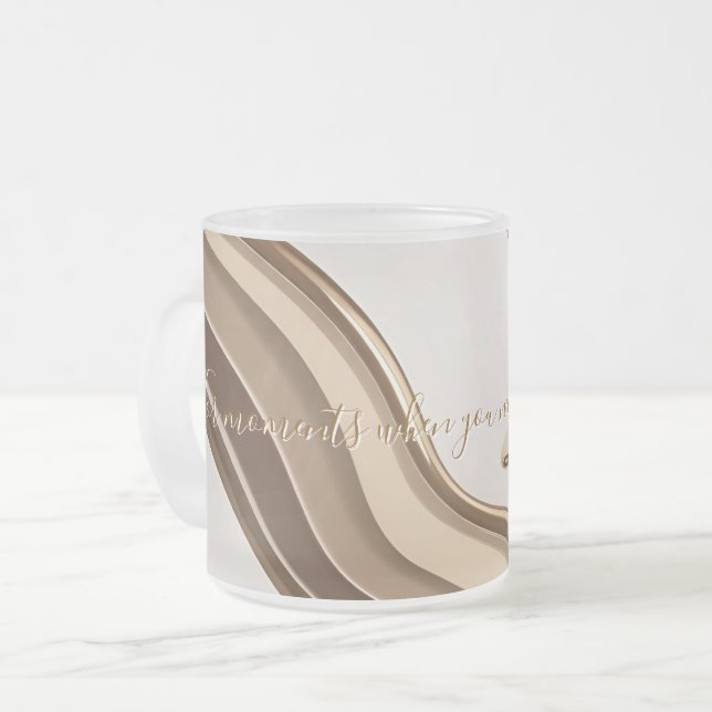 Café Vidro Jateado Fosco de caneca (Frente Esquerda)