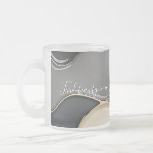 Café Vidro Jateado Fosco de caneca