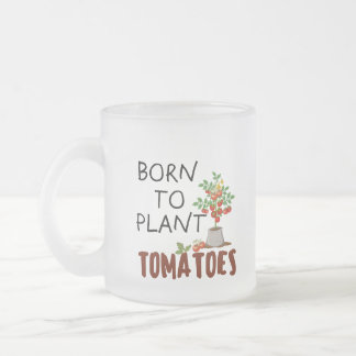 Café Vidro Jateado Fosco de caneca com citação engraçada de jardinage
