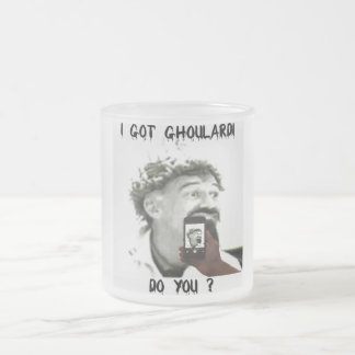 Café Vidro Jateado Ghoulardi (o refrigere 5) geou 10 onças. Caneca de