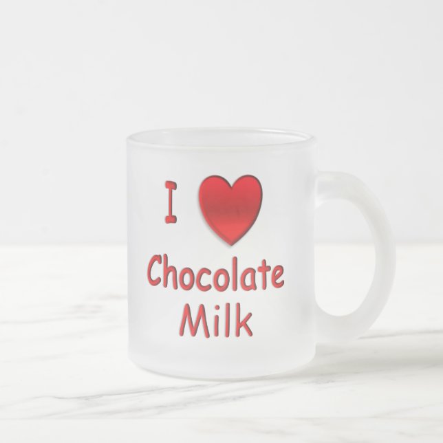 Café Vidro Jateado Mim caneca do fosco do leite de chocolate do (Direita)