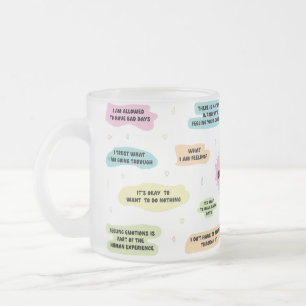 Café Vidro Jateado Minha caneca de ventilação mental