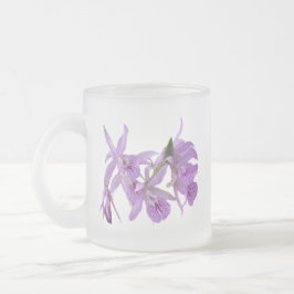 Café Vidro Jateado Paz, Ser ainda uma caneca de orquídea floral