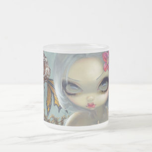 Café Vidro Jateado "Poissons Volants: Caneca de Le Poisson-Leão"