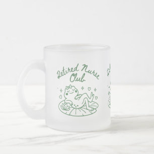 Café Vidro Jateado Presente de Caneca para Enfermeira Aposentada – Pr