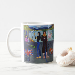 Café Vivian & caneca do Towpath de Ki - arte por Sydney