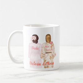 Café Você será minha caneca da madrinha de casamento
