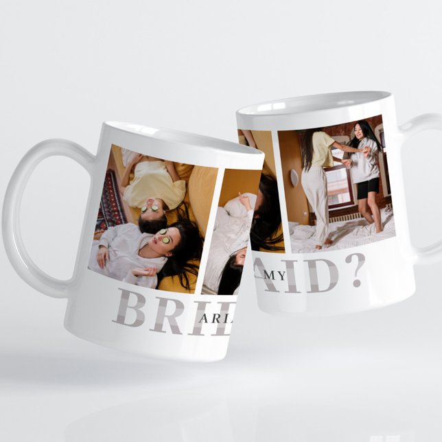 Café Você Será Minha Dama de Honra? Caneca Personalizad (Criador carregado)