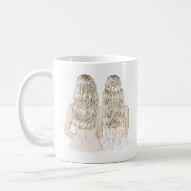 Café Você será minha dama de honra melhor caneca de ami (Esquerda)