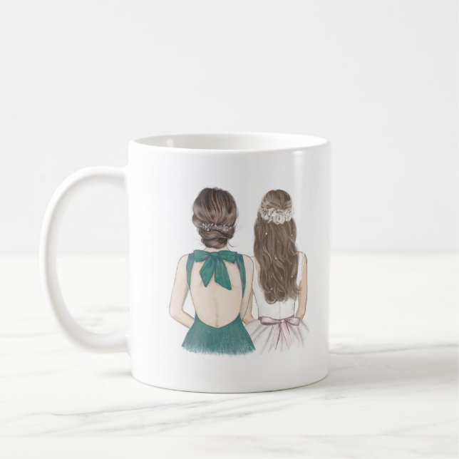 Café Você será minha dama de honra melhor caneca de ami (Esquerda)