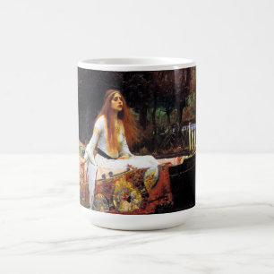 Café Waterhouse a senhora da caneca de Shalott