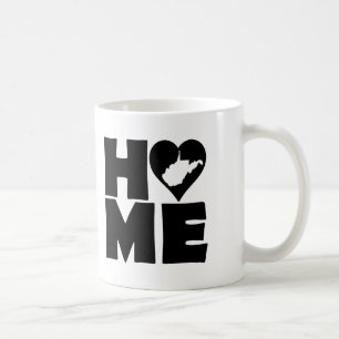 Café West Virginia Home Heart State Mug ou Caneca de vi