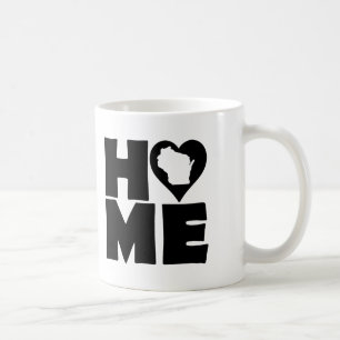 Café Wisconsin Home Heart State Mug ou Caneca de viagem