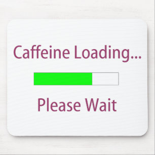 Cafeína que carrega Mousepad