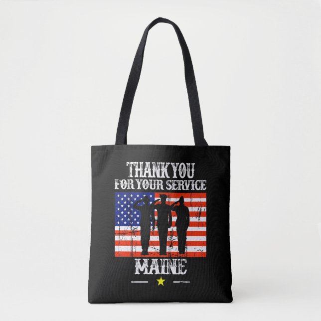 CafePress Maine Tote Bag Canvas (Frente)