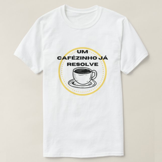 cafezinho camiseta (Frente do Design)