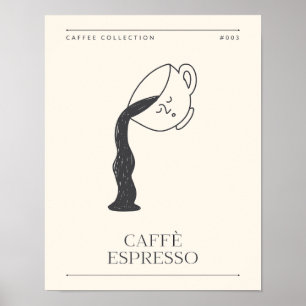 Caffe Espresso Impressão Kitchen Poster