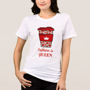 Caffeine É Rainha Floral Café Ar