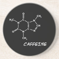 Caffeine Molecule Porta copos
