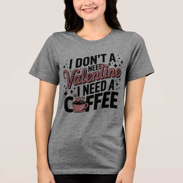 Caffeine sobre o amor: Tee Cozy (Frente)