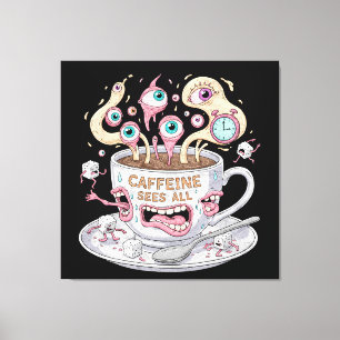Caffeine vê toda a Canvas Wall Art