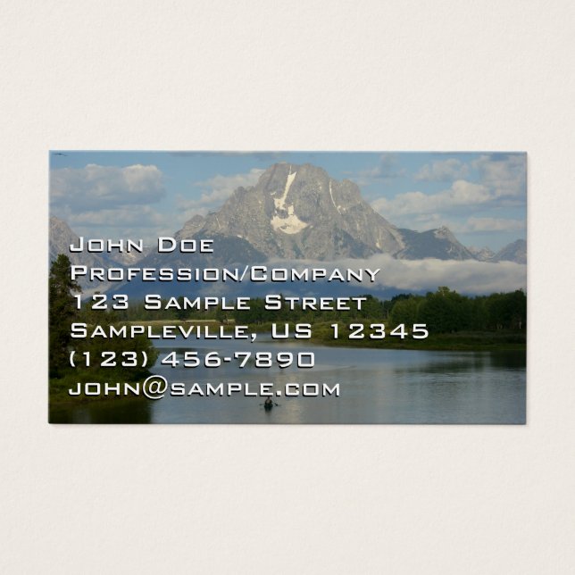 Caiaque no Grand Teton National Park (Frente)