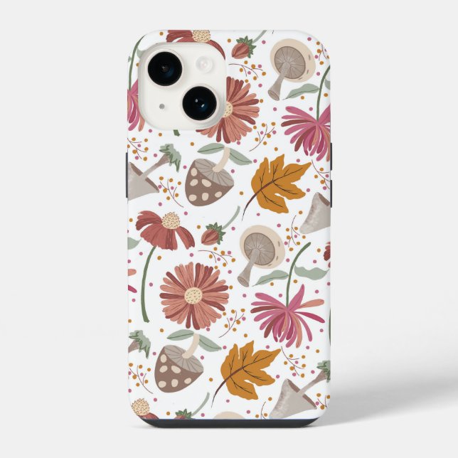 Cair Cogumelo, Folhas e Flores (Verso)