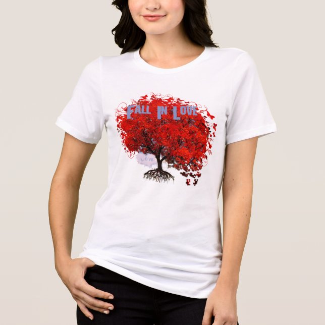 Cair Em Camisetas Com Amor Roots Quebra-cabeça (Frente)